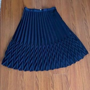 Anthropologie pleated skirt